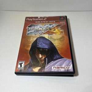 Tekken 4 Sony Playstation 2 PS2 Complete Greatest Hits - Tested